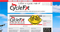 Desktop Screenshot of cyclefitmultisport.com